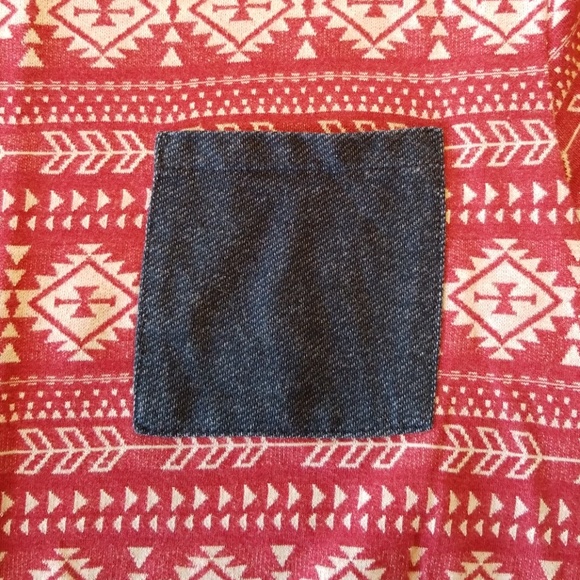 Men's Boho Tribal Knit T Sz S On the Byas GUC - Picture 3 of 3